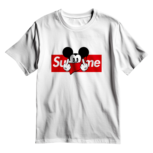 Camiseta Supreme de mickey
