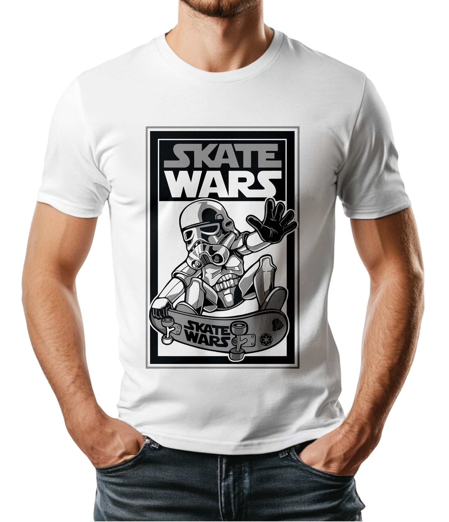 Camiseta Skate Wars - Hombre